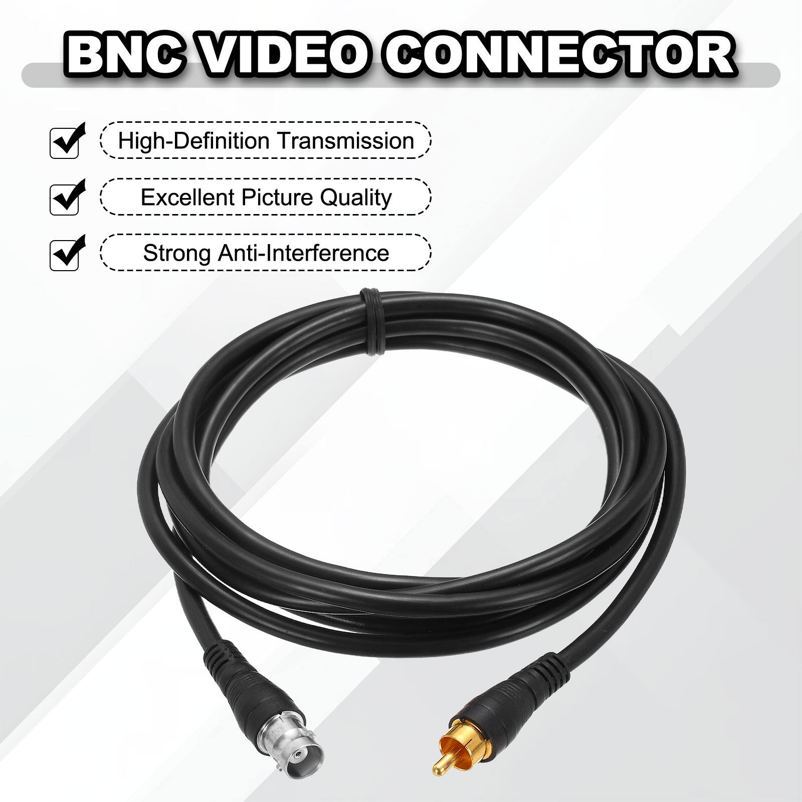 BNC VIDEO CONNECTOR

- High-Definition Transmission
- Excellent Picture Quality
- Strong Anti-Interference