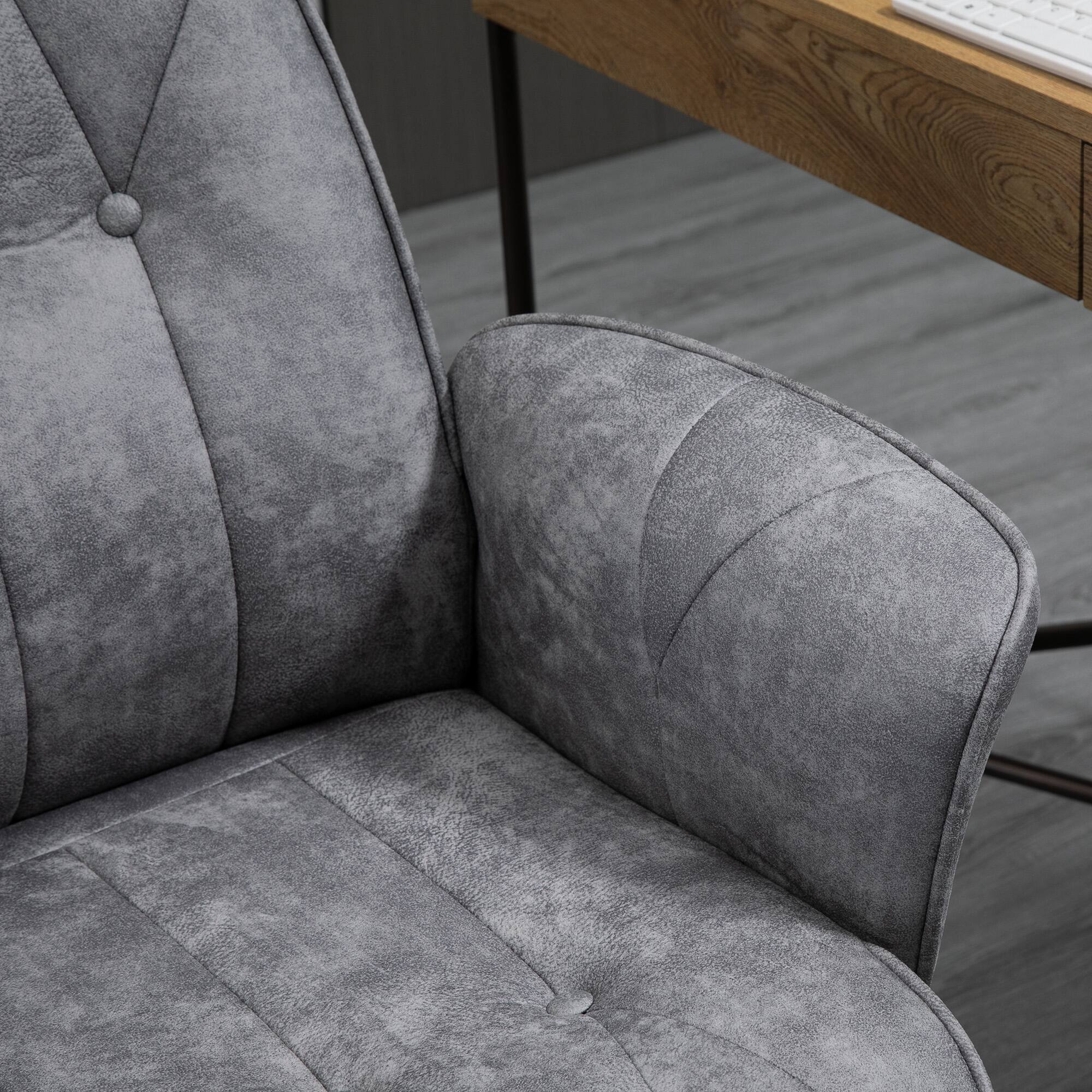 Alt View 5. Vinsetto - Microfiber Office Chair with Tilt Function - gray.