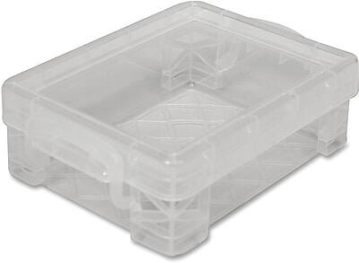 Front. Advantus - Advantus Stackable Crayon Box - Clear.