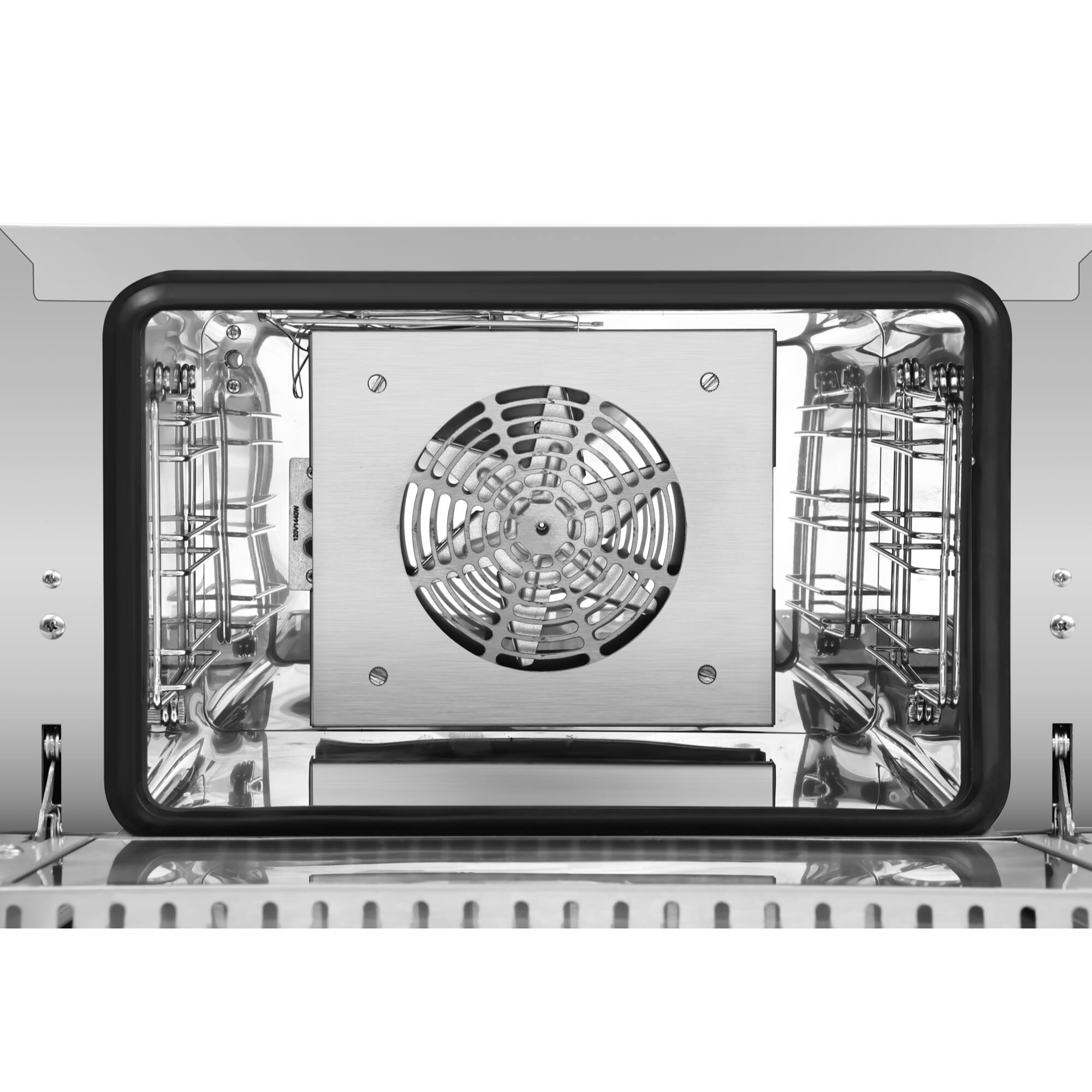 Alt View 7. Koolmore - 19 in. Countertop Convection Oven for Quarter-Size Pans with 3 Racks 1440W of Power in Stainless-Steel, 0.8 cu. ft. - Stainless Steel.