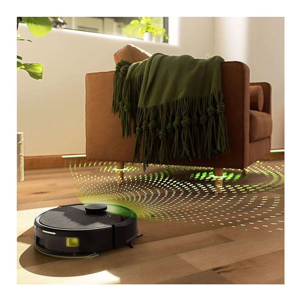 Back. iRobot - Roomba 105 Combo Vacuum & Mop + AutoEmpty Dock - Self-Empties Intense Power Suction LiDAR + 26 Month Extended Warranty - Black.