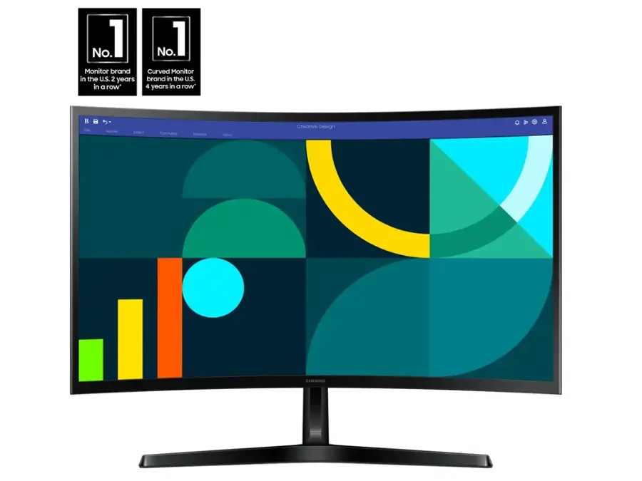 No. 1 Monitor brand in the U.S. for 2 years in a row. No. 1 Curved Monitor brand in the U.S. for 4 years in a row. 15e Home Incer Formulas Perviers Vew Creative Design - SAMSUNG.