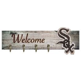Fan Creations - Chicago White Sox 24" x 6" Mounted Coat Hanger - Multicolor