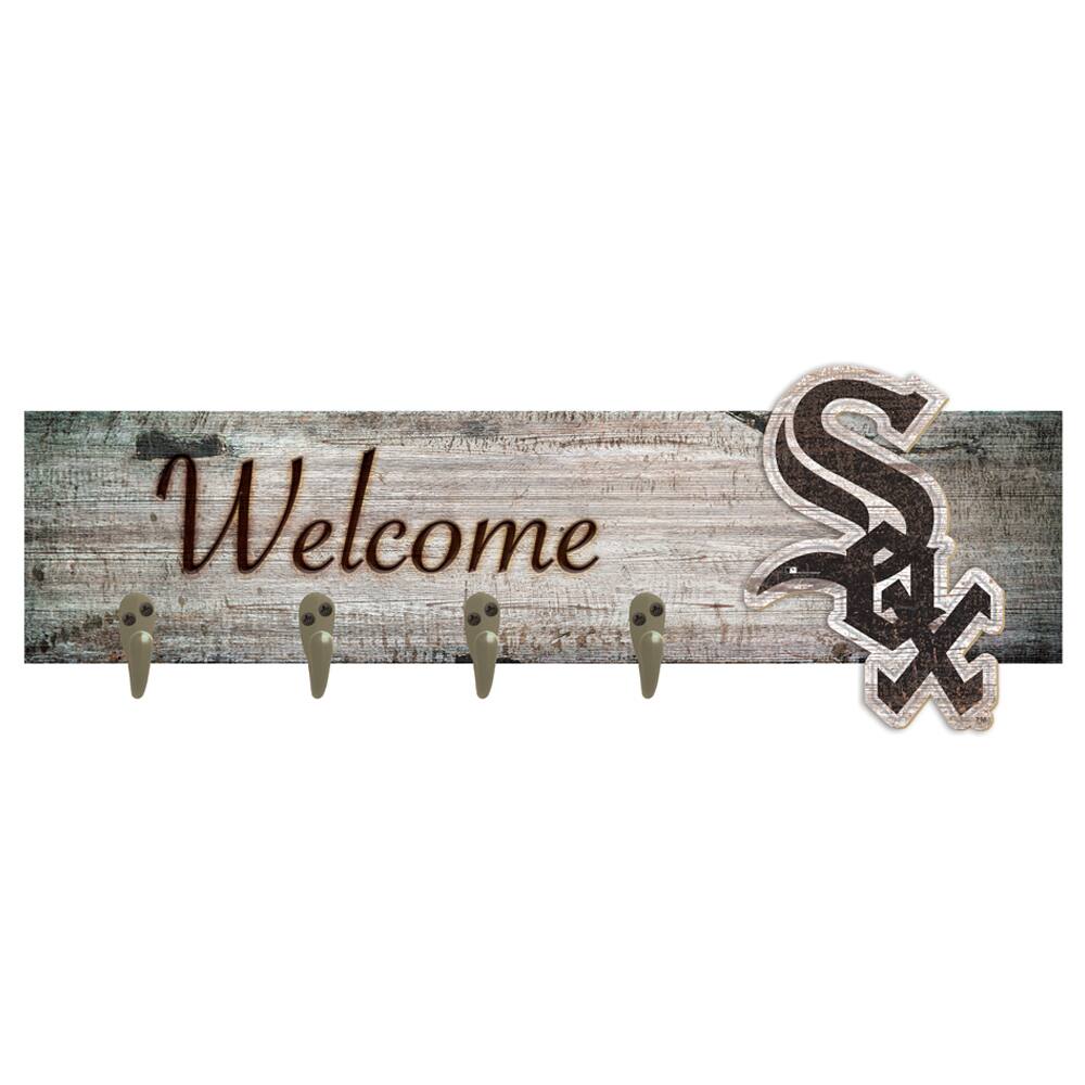 Chicago White Sox 24" x 6" Mounted Coat Hanger