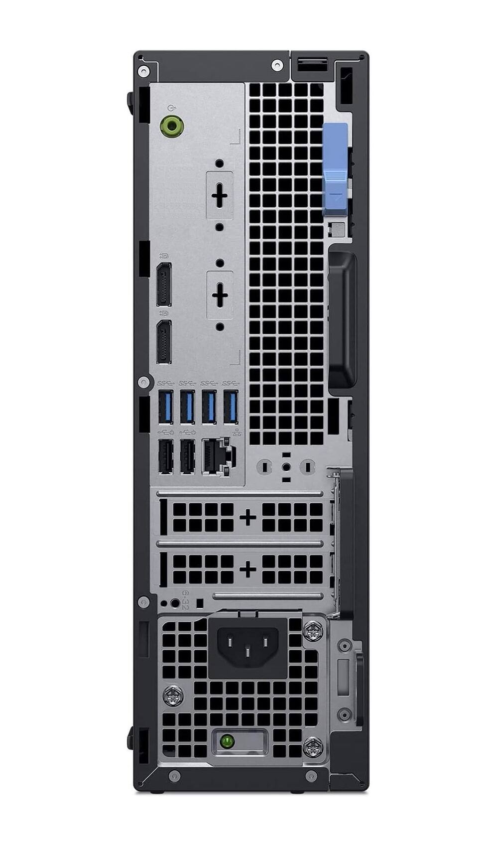 Angle. Dell - Dell OptiPlex 7070 SFF Core i9-9900 3.1GHz, 32GB, 1TB SSD, Windows 11 Pro - Black.