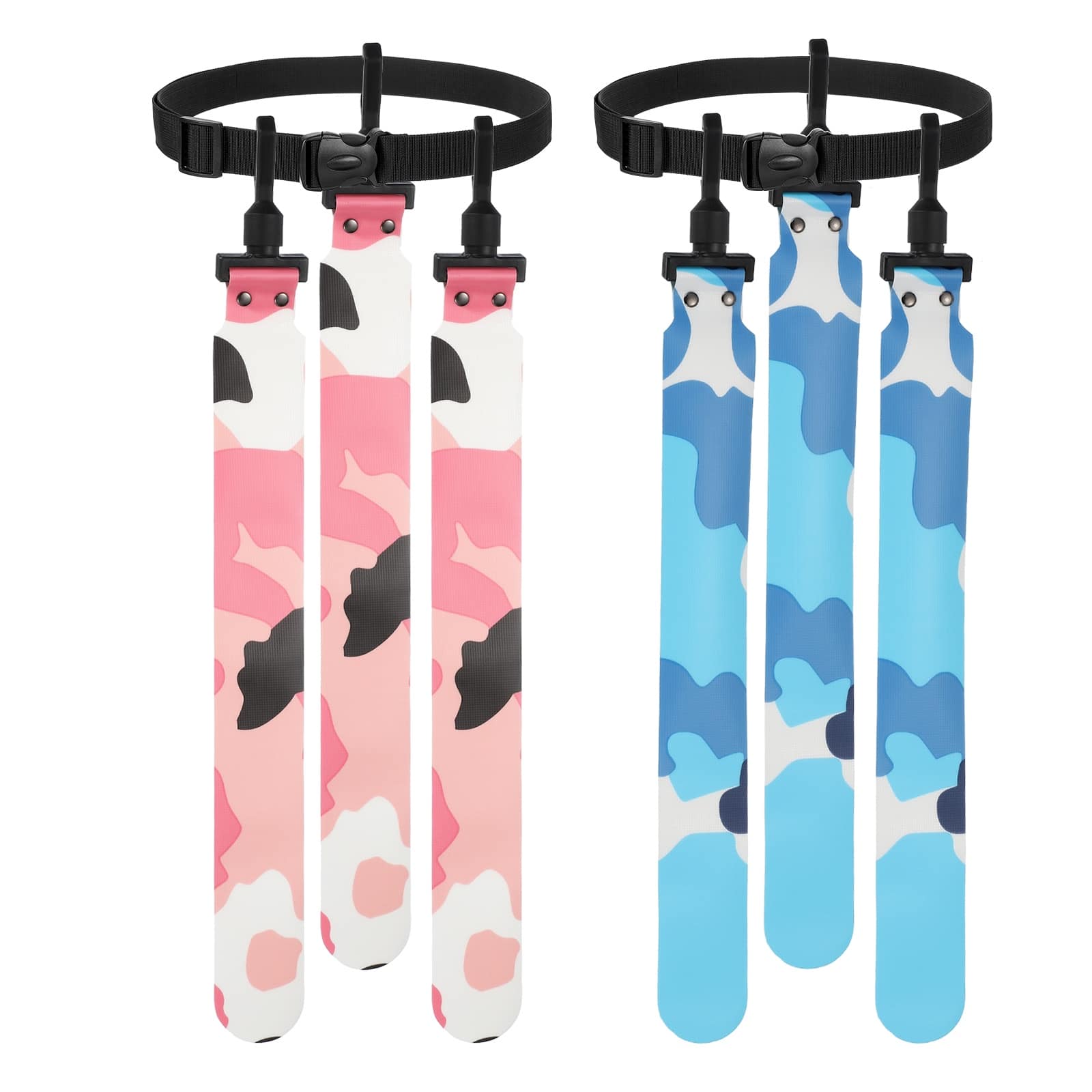 Unique Bargains - Flag Football Set, Adjustable Flag Football Belt with 1 Belt and 3 Flags Easy Tear Away for Players Training Competition - Camouflage Blue/Camouflage Pink price history on PriceWatchPro