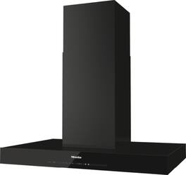 Miele - 36 inches - Externally Vented - Island Range Hood - Obsidian Black