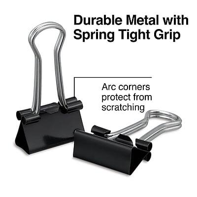 Durable Metal with Spring Tight Grip

Arc corners protect from scratching