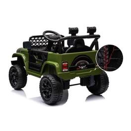 GARVEE - 12V Ride On Truck for Kids with Parent Remote, 4 Spring Suspension Wheels, LED Lights, Music, Outdoor Toy - Green