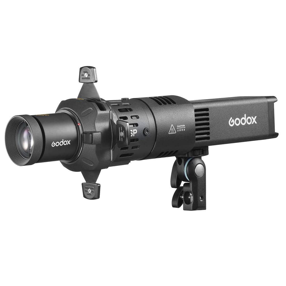 Godox - RS100Bi Bi-Color LED Video Light Kit with SP36K Projection Attachment, 2800K-6500K, Built-In Battery, NFC App