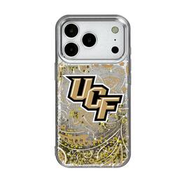 Keyscaper - NCAA - UCF Knights iPhone Glitter Paisley Design Case - 15 - Multicolor