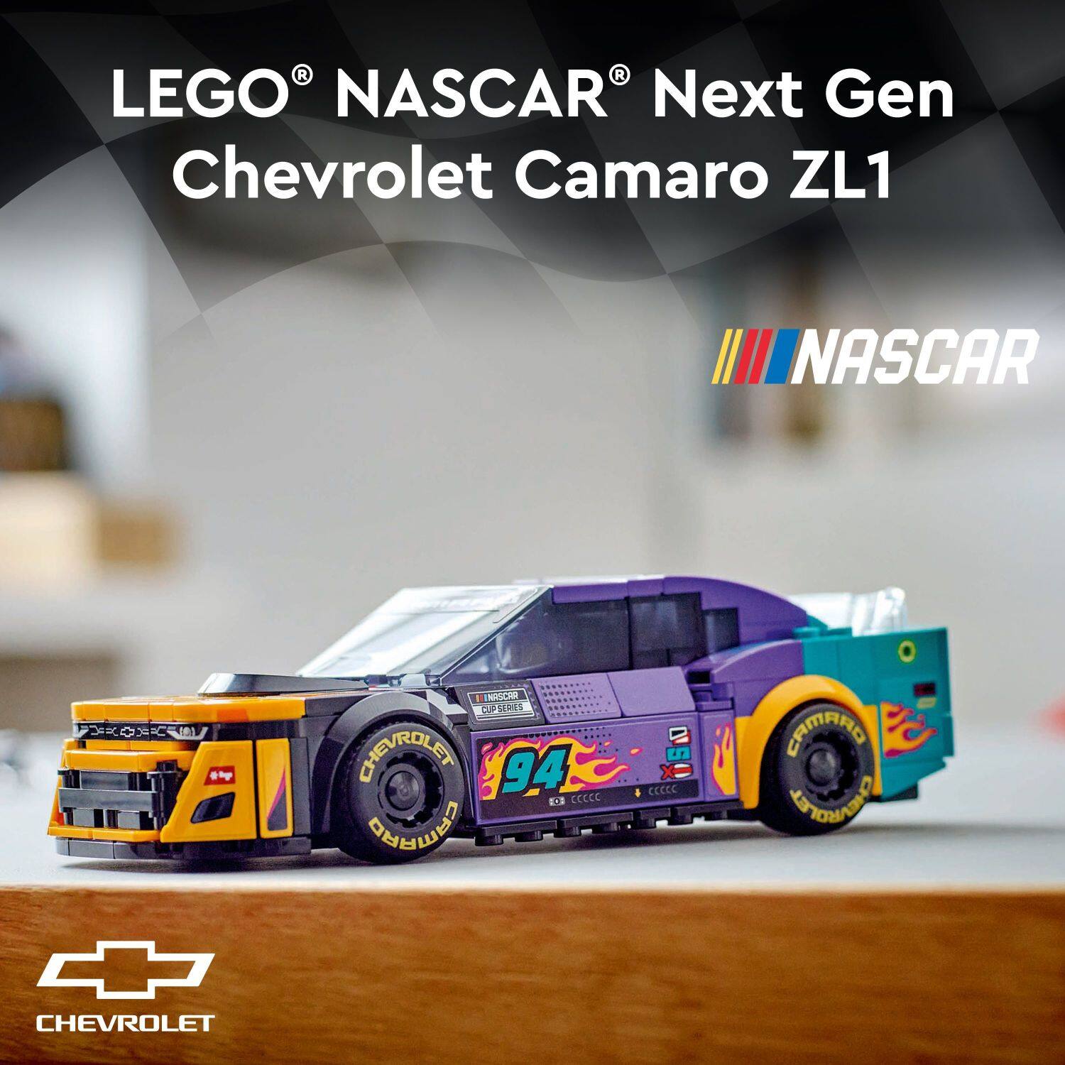 LEGO NASCAR Next Gen Chevrolet Camaro ZL1 NASCAR.