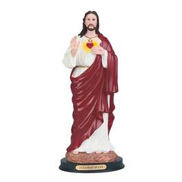 FC Design - 12"H Sac Heart of Jesus Holy Figurine Statue Office Desk Tabletop Home Decor Gift - Multi-Color