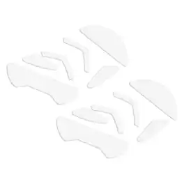 Unique Bargains - Rounded Curved Edges Mouse Feet Pads 0.6mm for G302/G303 Gaming Mouse Feet Replacement 6pcs/2Set - White