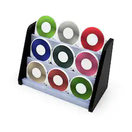 CASEMATIX - UMD Disc Holder & Display Stand – Organizer Tower Compatible with PSP 1000, 2000, 3000 Games, Holds 9 PSP Games - Black