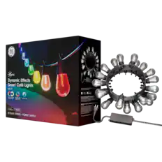 Sync Dynamic Effects Smart Café Lights 48 FT
20 BULB STRING + POWER SUPPLY