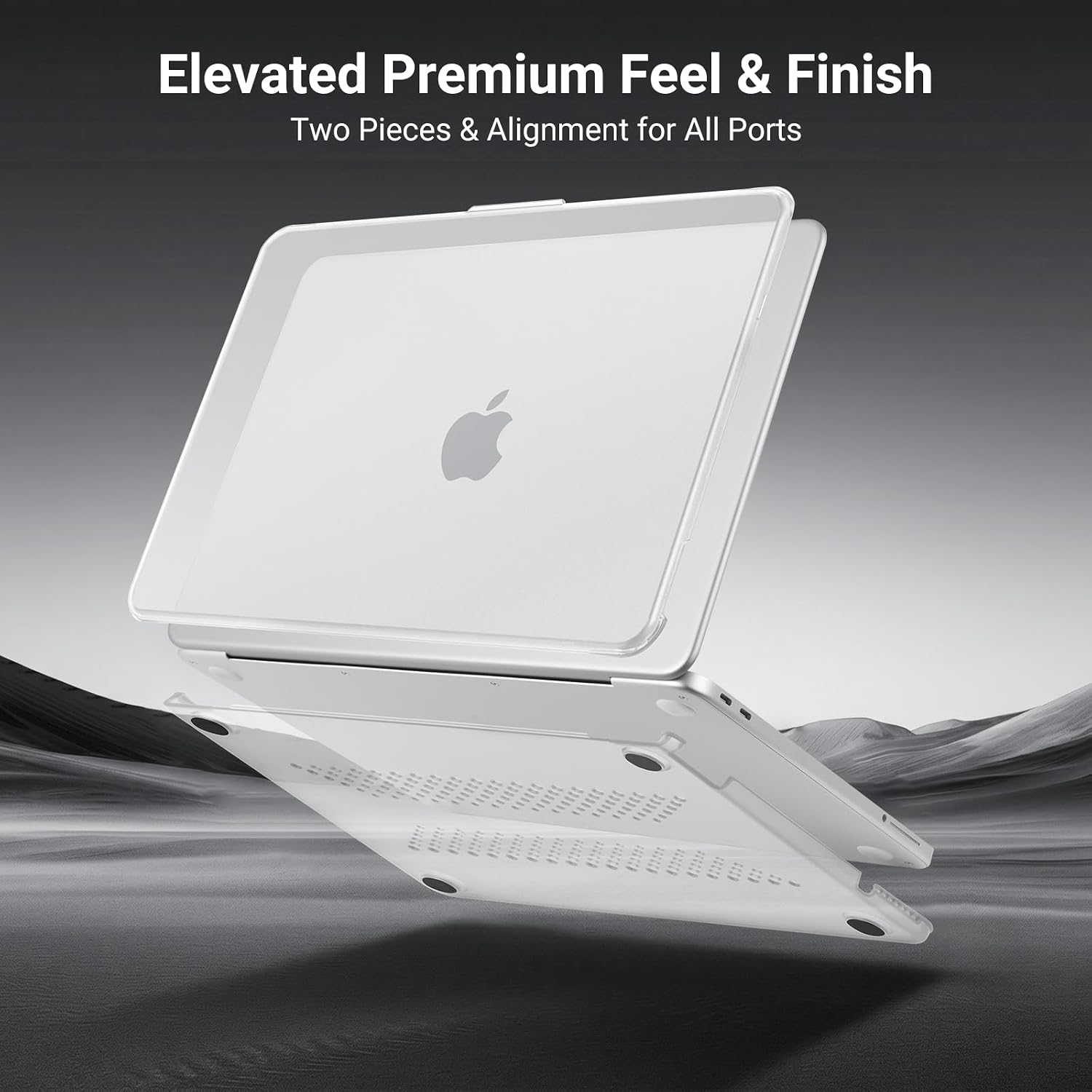 Elevated Premium Feel & Finish  
Two Pieces & Alignment for All Ports