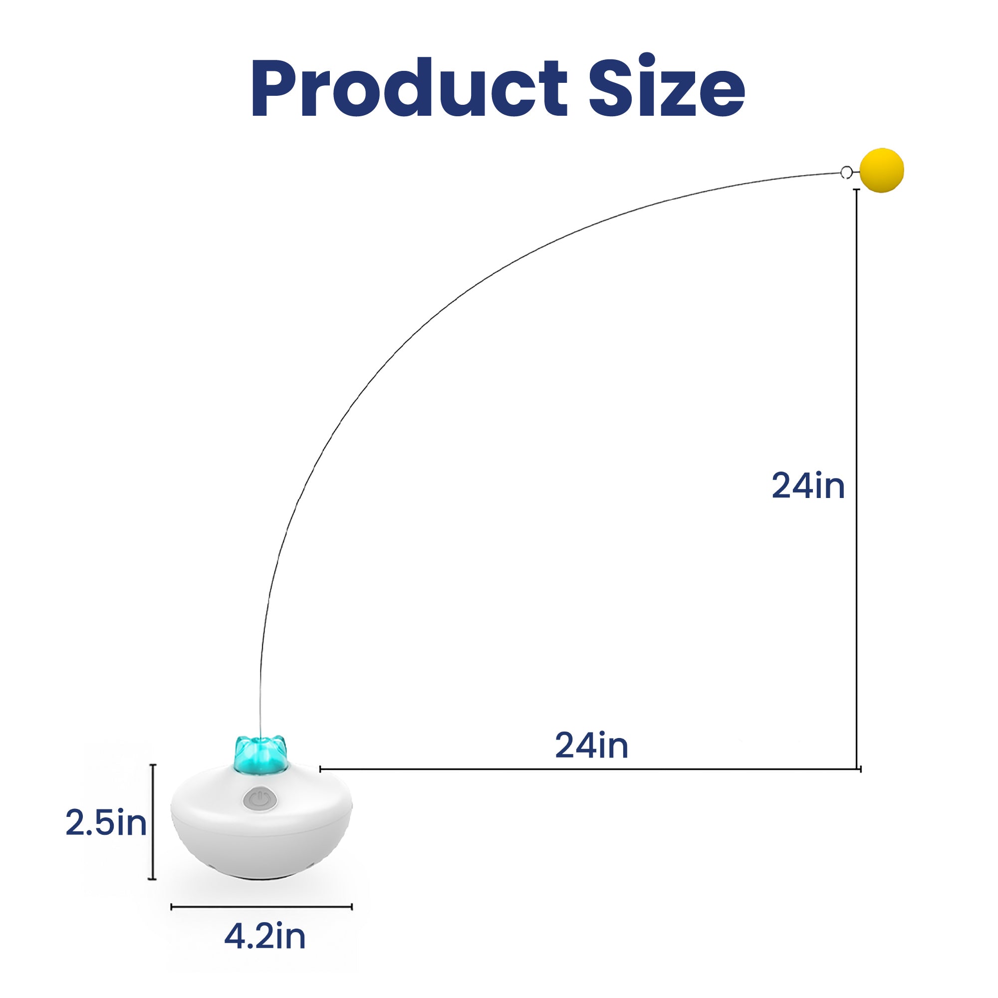 Product Size
24in
2.5in
4.2in