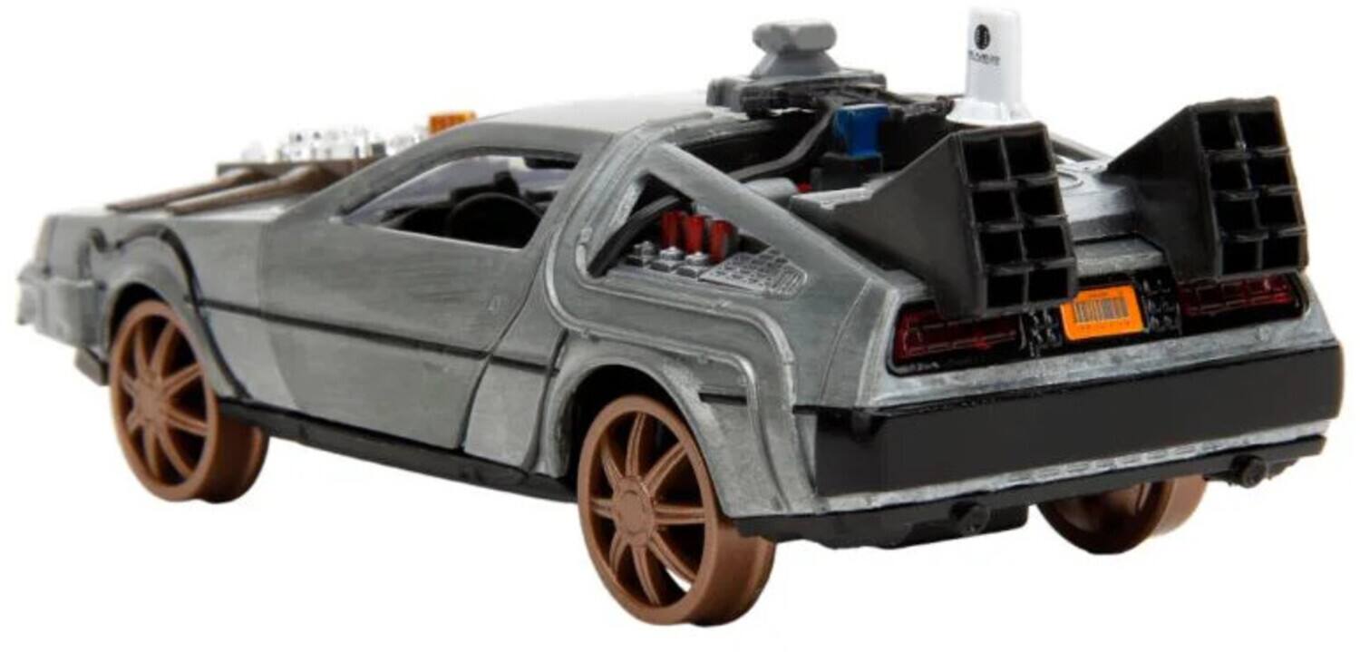 Alt View 1. Jada Toys - Jada Toys - 1:32 Back to the Future - Time Machine Railroad Wheels   - Collectibles - Multicolor.
