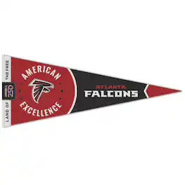 WinCraft - Atlanta Falcons 12" x 30" America 250 Premium Pennant - Multicolor