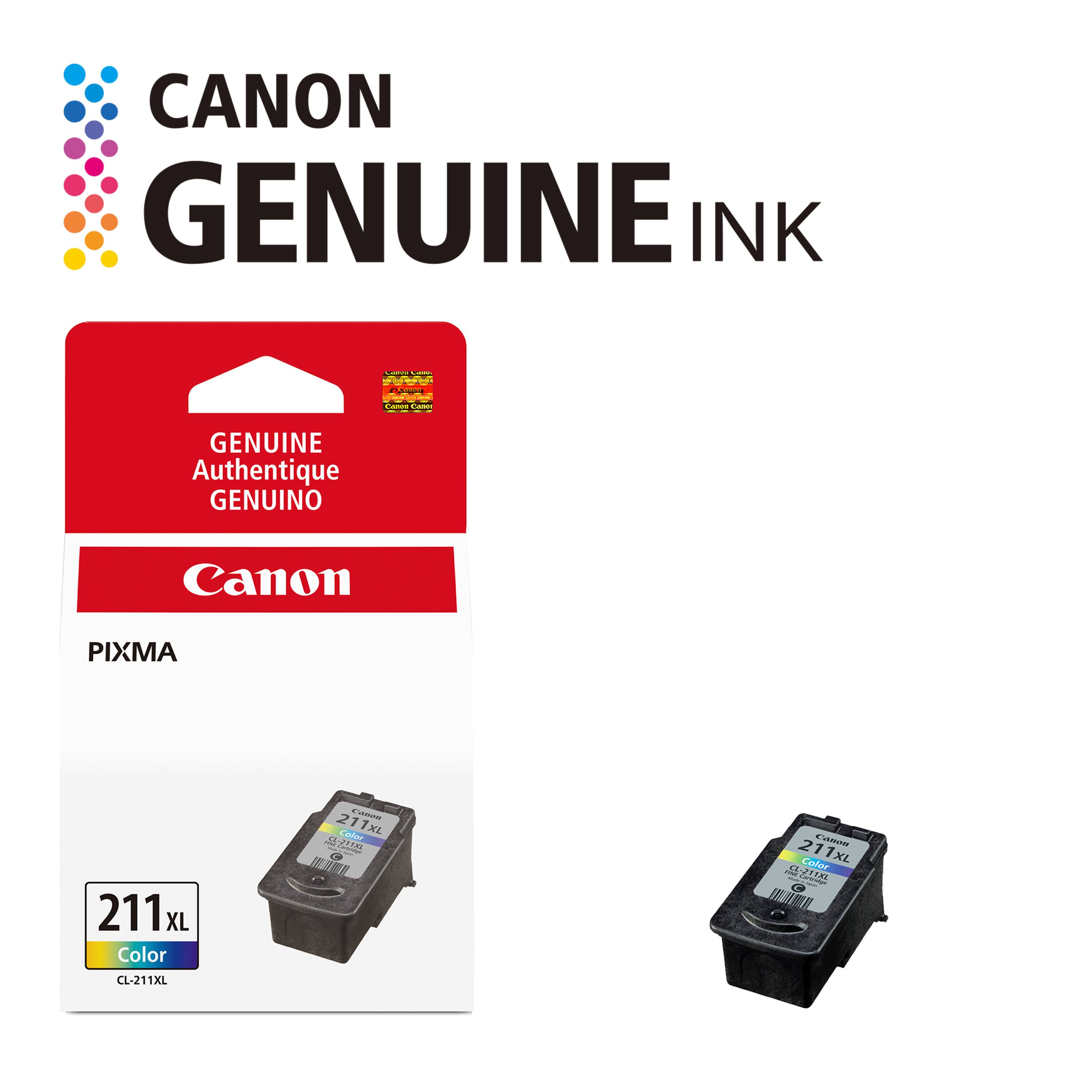 CANON GENUINE INK - GENUINE Authentique GENUINO Canon PIXMA e 211 XL Color CL-211XL 2 EUMIe 211XL Color LE2M MBT 2 CUN 211XL Color XL
