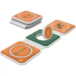 Keyscaper - Florida A&M Rattlers 3-in-1 Foldable Charger - White