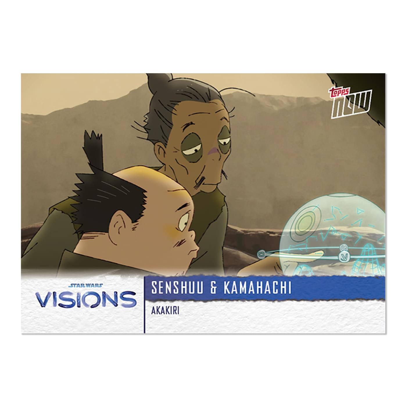 Sure, here is the corrected and grouped text from the image:

- **Star Wars Visions**
- **Senshuu & Kamahachi**
- **Akakiri**
- **Topps New**