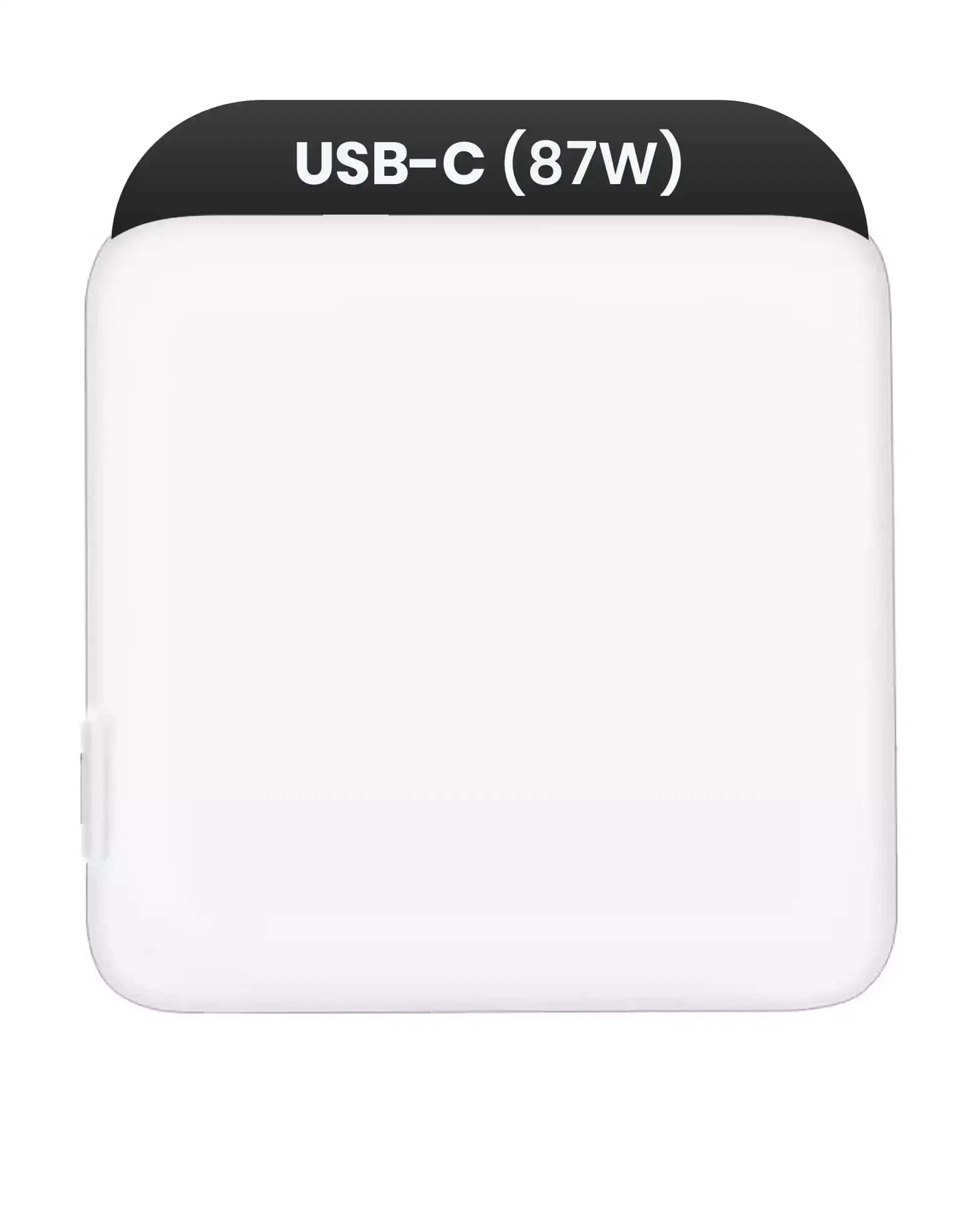 MobileSentrix - 87W USB-C Power Wall Adapter Only (No Cable) Compatible For MacBook/iMac/Mac - OEM - White