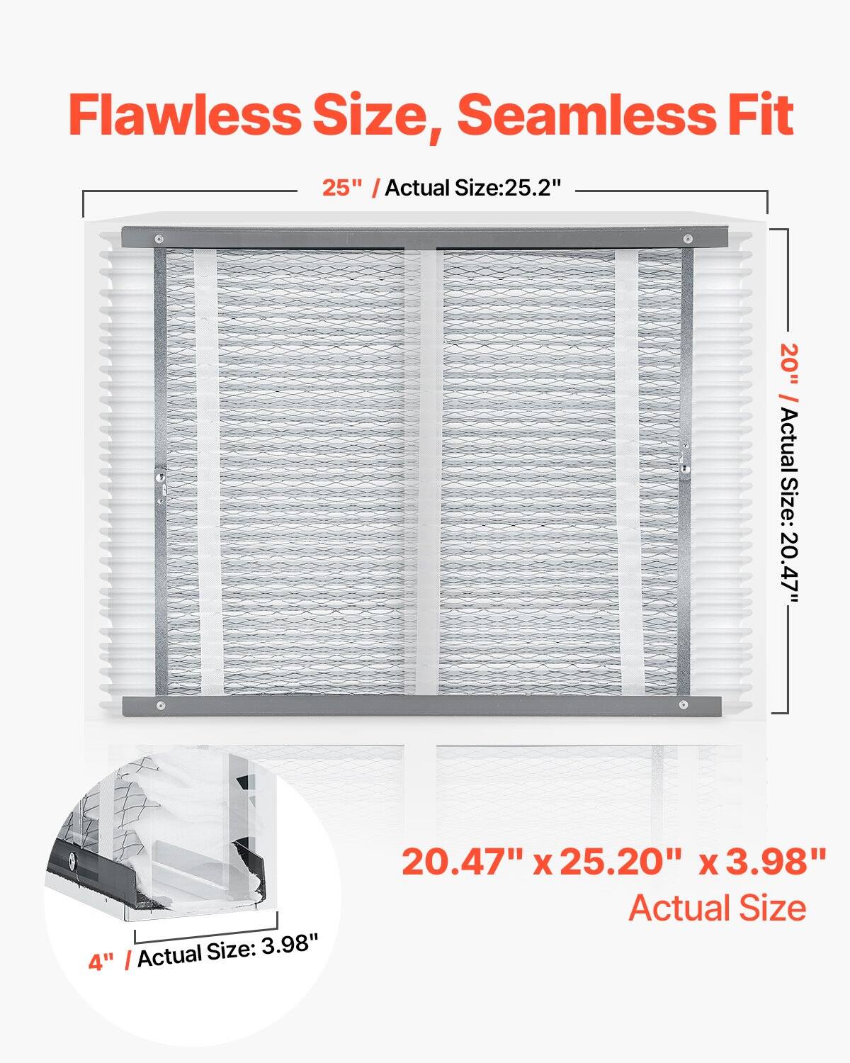 Flawless Size, Seamless Fit

25" / Actual Size: 25.2"

20" / Actual Size: 20.47"

4" / Actual Size: 3.98"

20.47" x 25.20" x 3.98" Actual Size