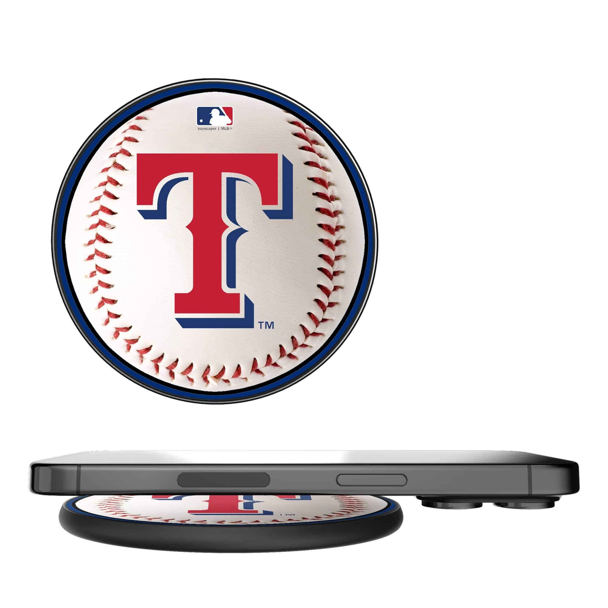 Keyscaper - Texas Rangers Wireless Charging Pad - Multicolor