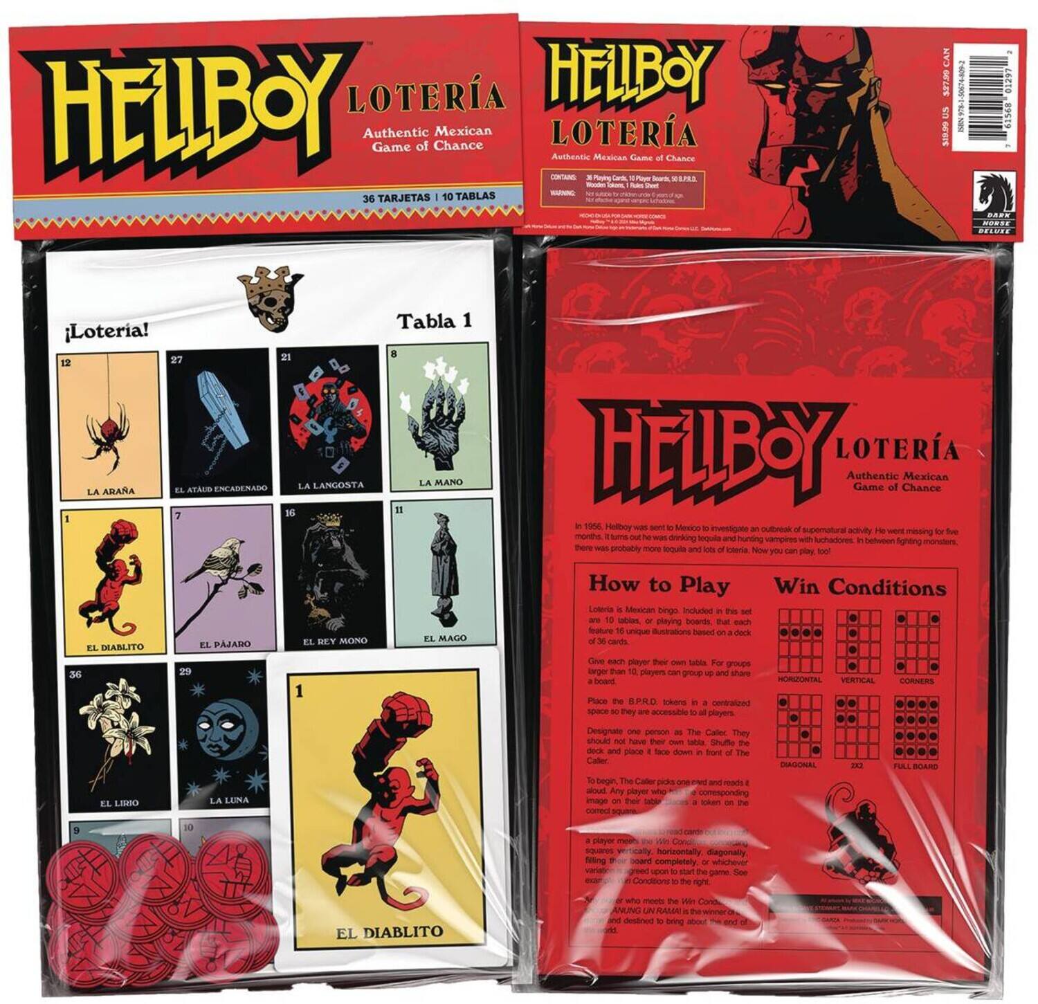 Dark Horse Comics - Dark Horse - Hellboy: Loteria Game - Collectibles - Multicolor