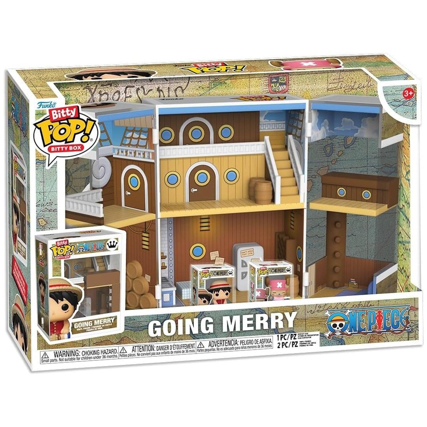 Funko Bitty POP! BITTY BOX INFORTEL

3+

Bitty POP! GOING MERRY

1PC/PZ ADVERTENCIA: PELIGRO DE ASFIXIA. ATTENTION: DANGER TOUFFEMENT, Adecuado para niños menores de 36 meses 2PC/PZ Partes pequeñas. No HAZARD. de niños x 36 niños, WARNING: CHOKING le conment pas an entants under 36 months, Petites pièces. Not suitable for children Small parts.