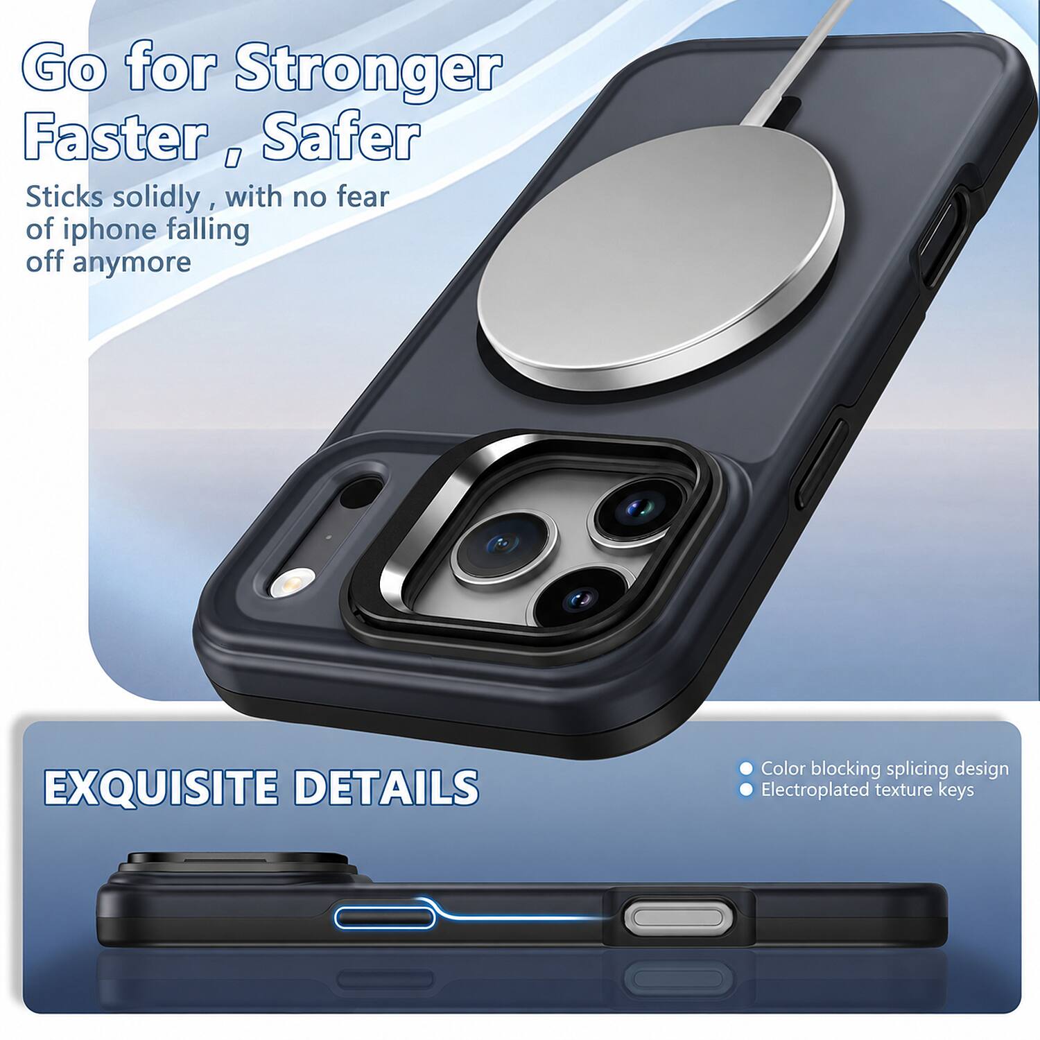UUCOVER Magnetic Case for Apple iPhone 17 Pro Max,Shockproof TPU+PC ...