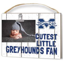 Jardine - Moravian Greyhounds 8'' x 10'' Cutest Little Weathered Logo Clip Photo Frame - White