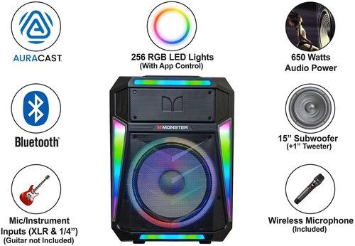 Monster Z6 All in One PA Bluetooth Speaker System - Best Buy