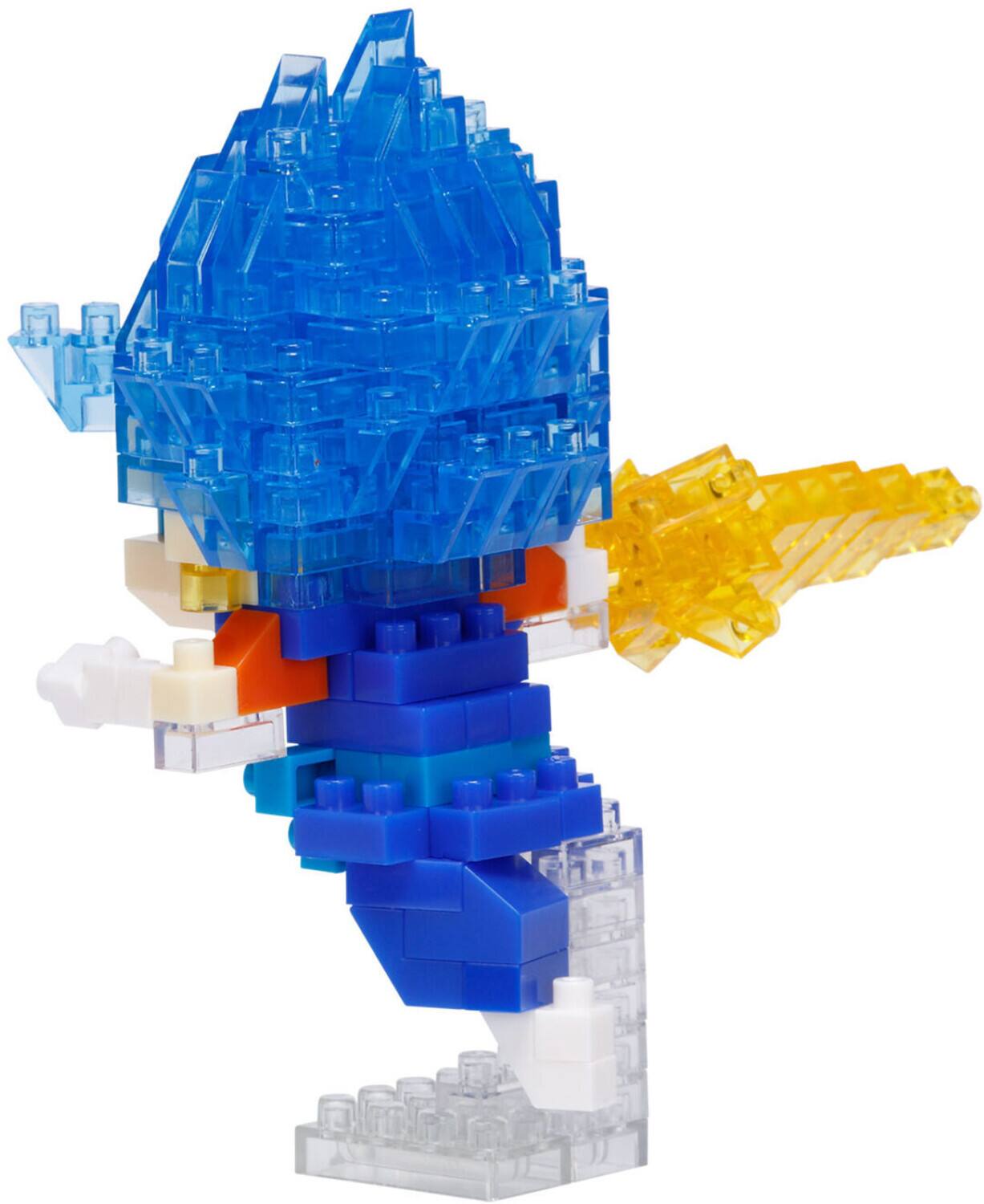 Alt View 2. Bandai - Nanoblock - Dragon Ball Super - Character Collection - Super Saiyan God Super Saiyan Vegito Building - COLLECTIBLES - Multicolor.