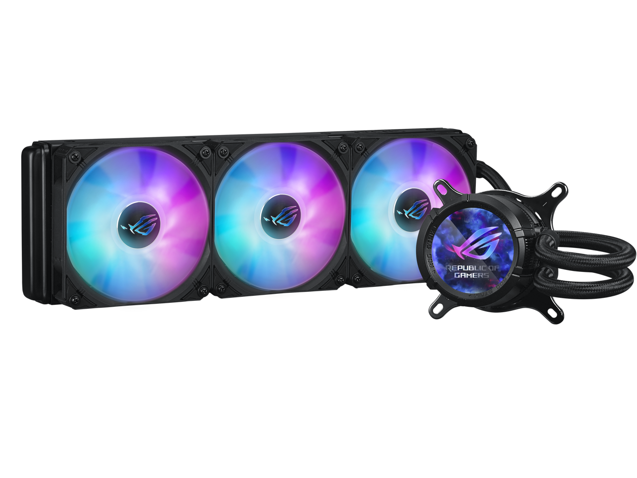 ASUS - 360 series ROG STRIX LC III 360 LCD (575) Liquid / Water Cooling - ARGB