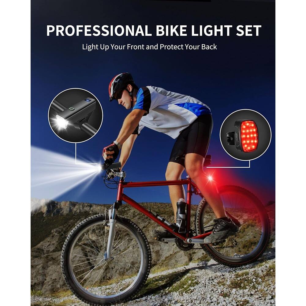 PROFESSIONAL BIKE LIGHT SET  
Light Up Your Front and Protect Your Back