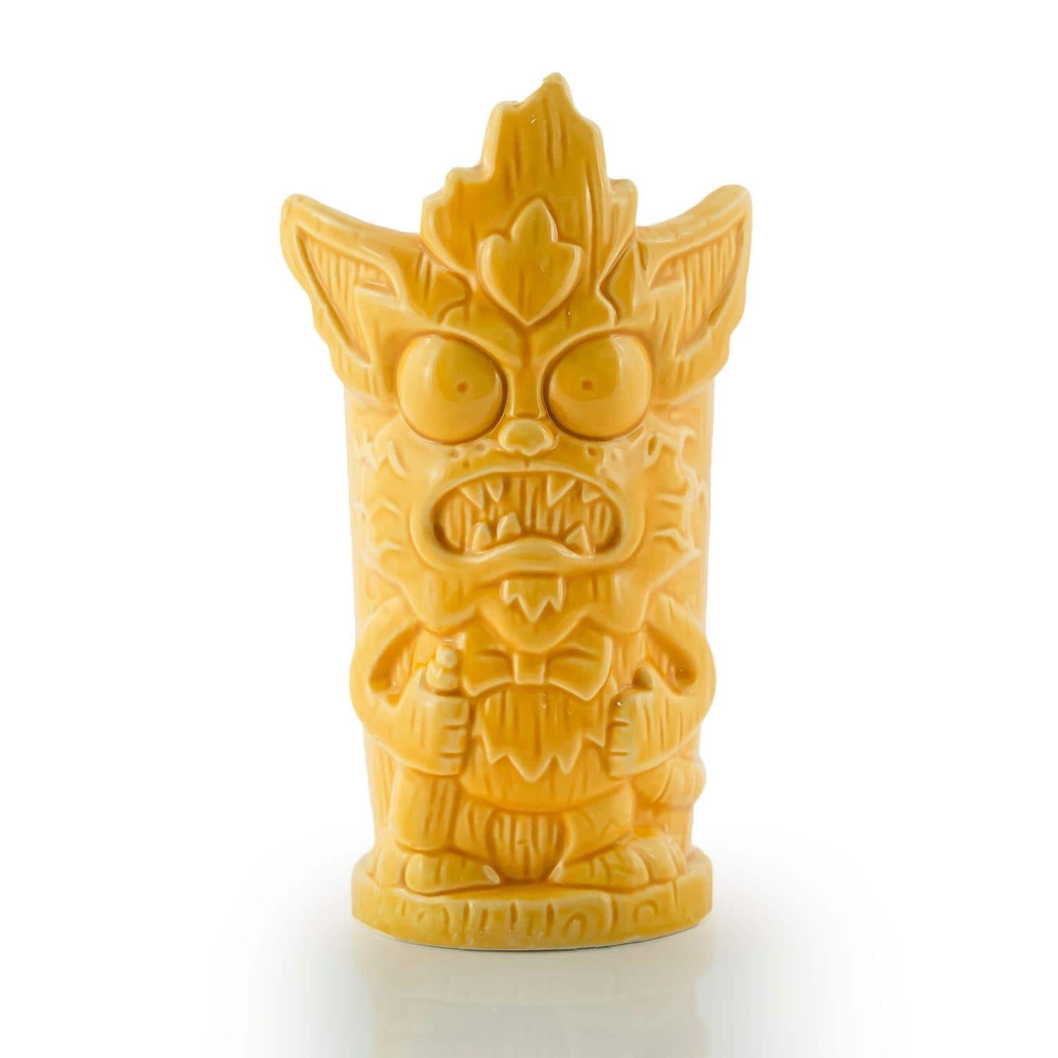ThinkGeek - Geeki Tikis Rick & Morty Squanchy Mug | Ceramic Tiki Style Cup | Holds 13 Ounces - Yellow