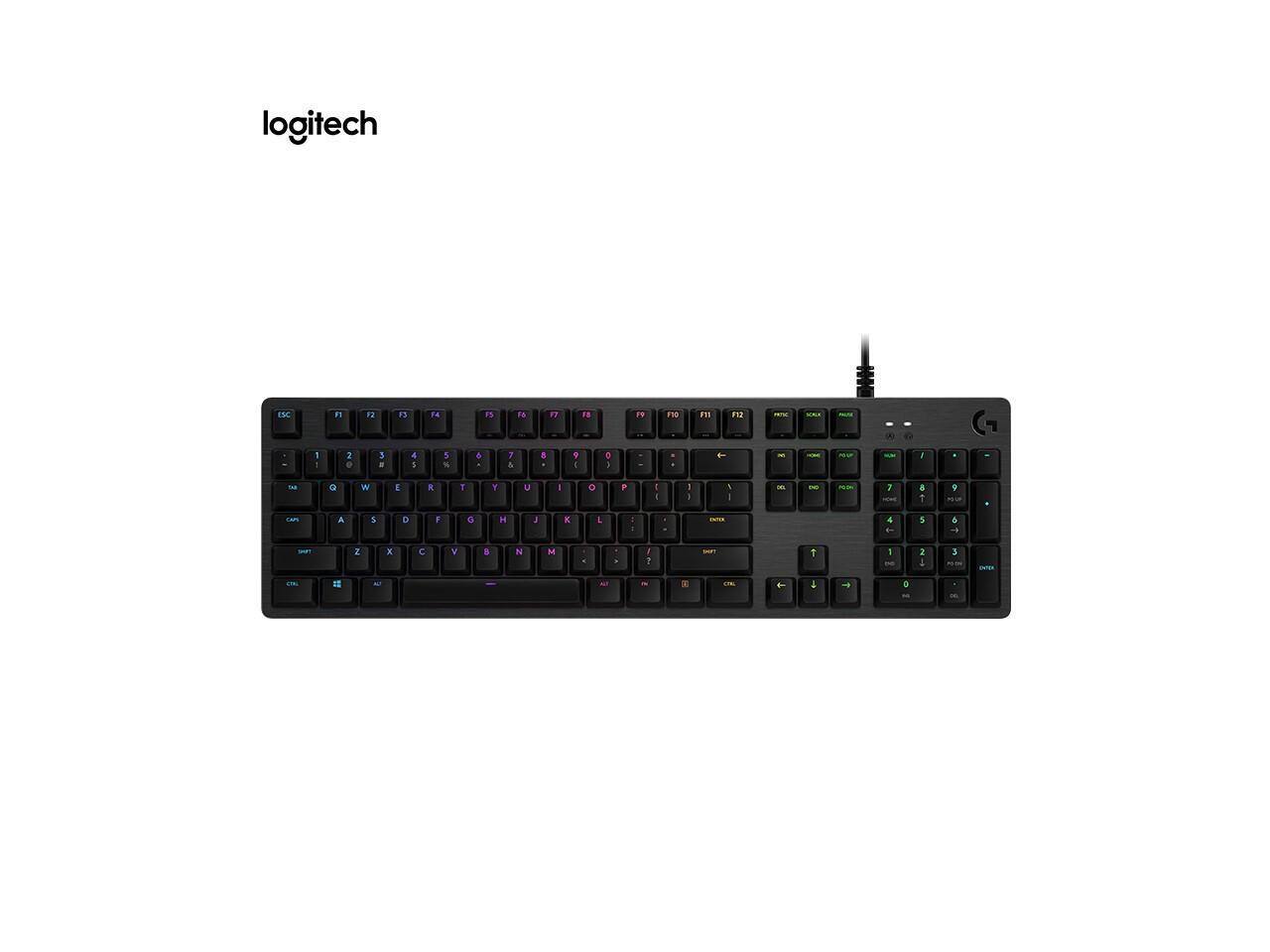 Logitech G512 LIGHTSYNC RGB Mechanical Gaming Keyboard GX Brown