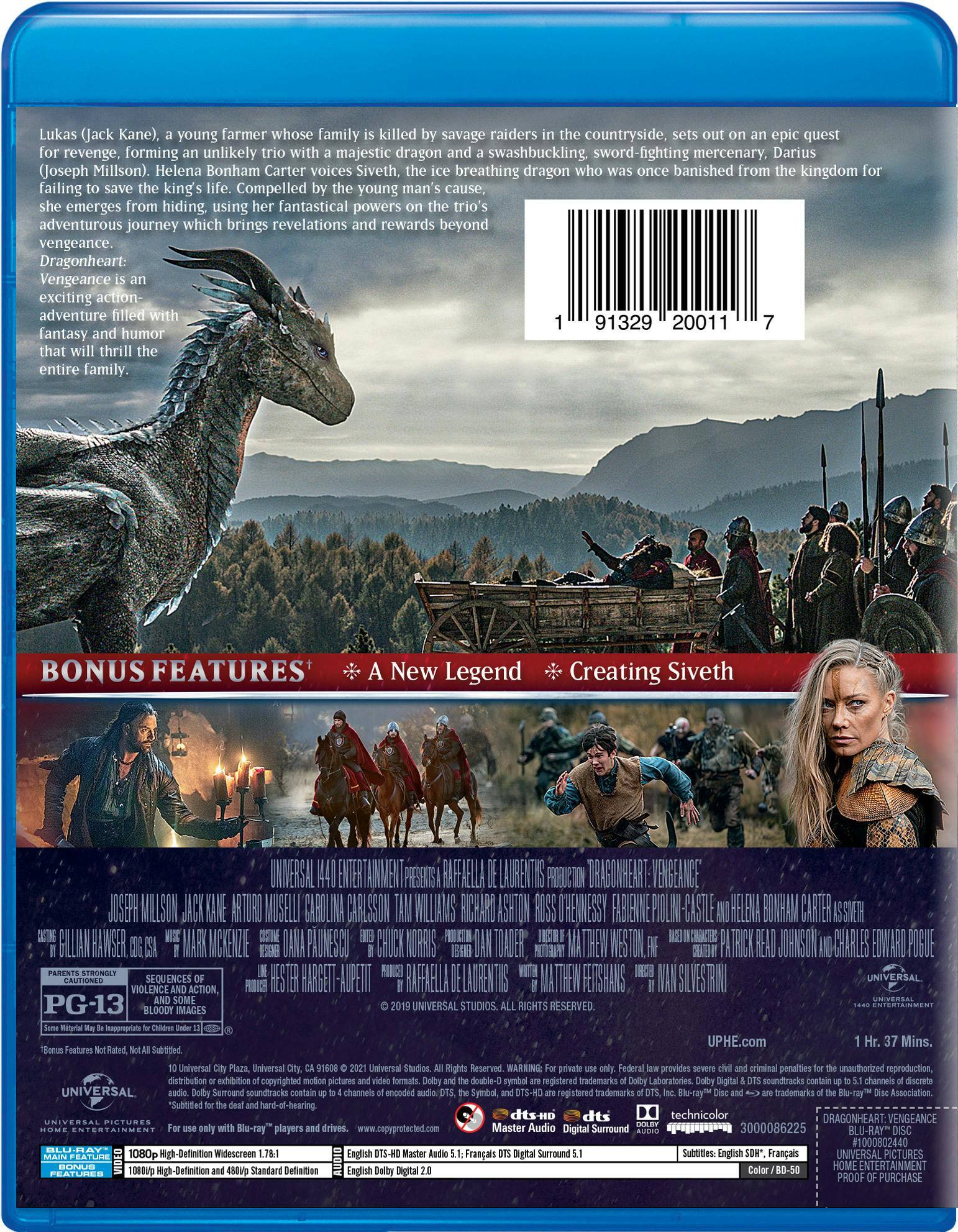 Angle. Dragonheart: Vengeance [Blu-ray].