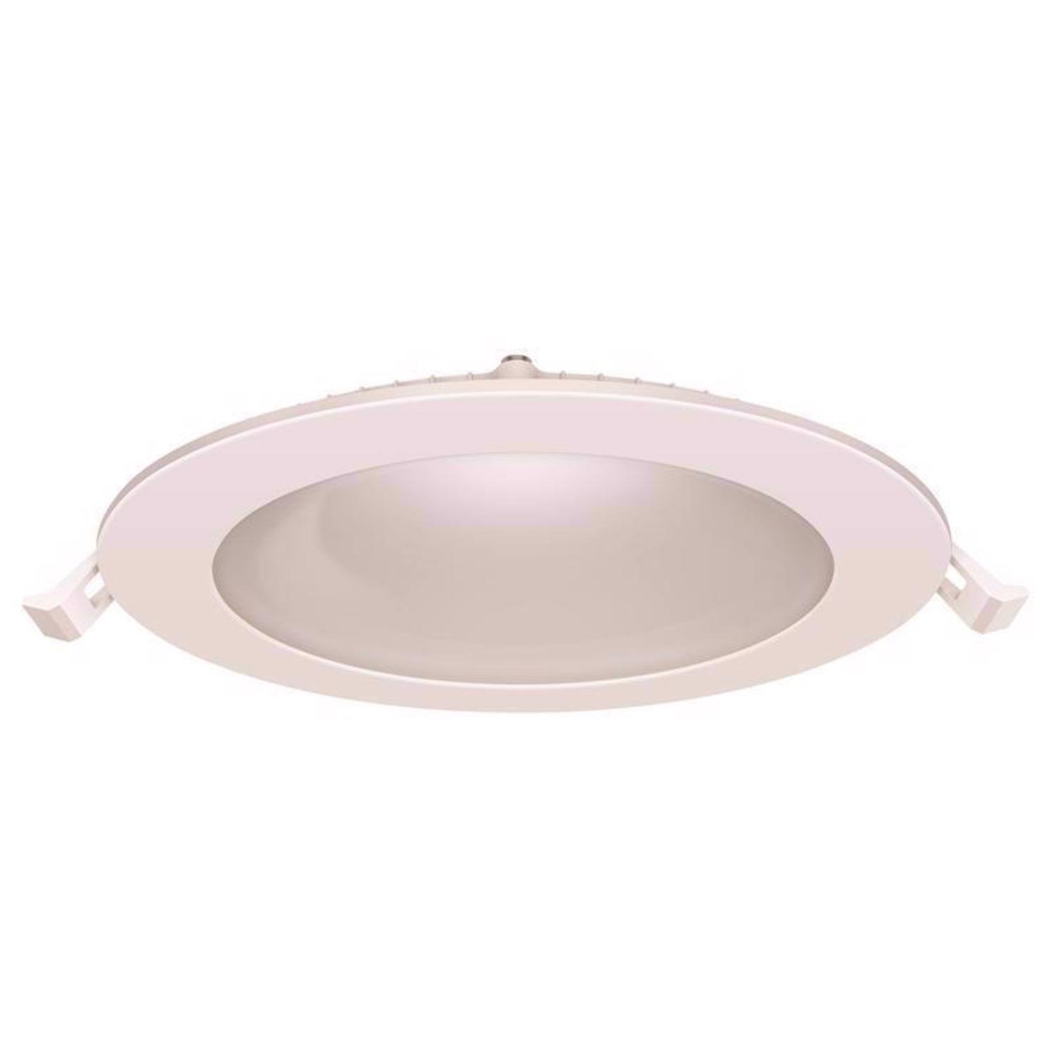 Left. FEIT ELECTRIC - Feit LED Retrofits White 7.1 in. W LED Canless Recessed Downlight 13 W.