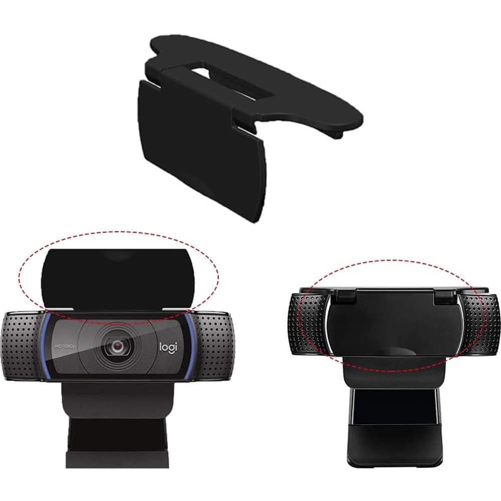 RTMB - Webcam Privacy Shutter for Logitech C920/C930/C922 – Black