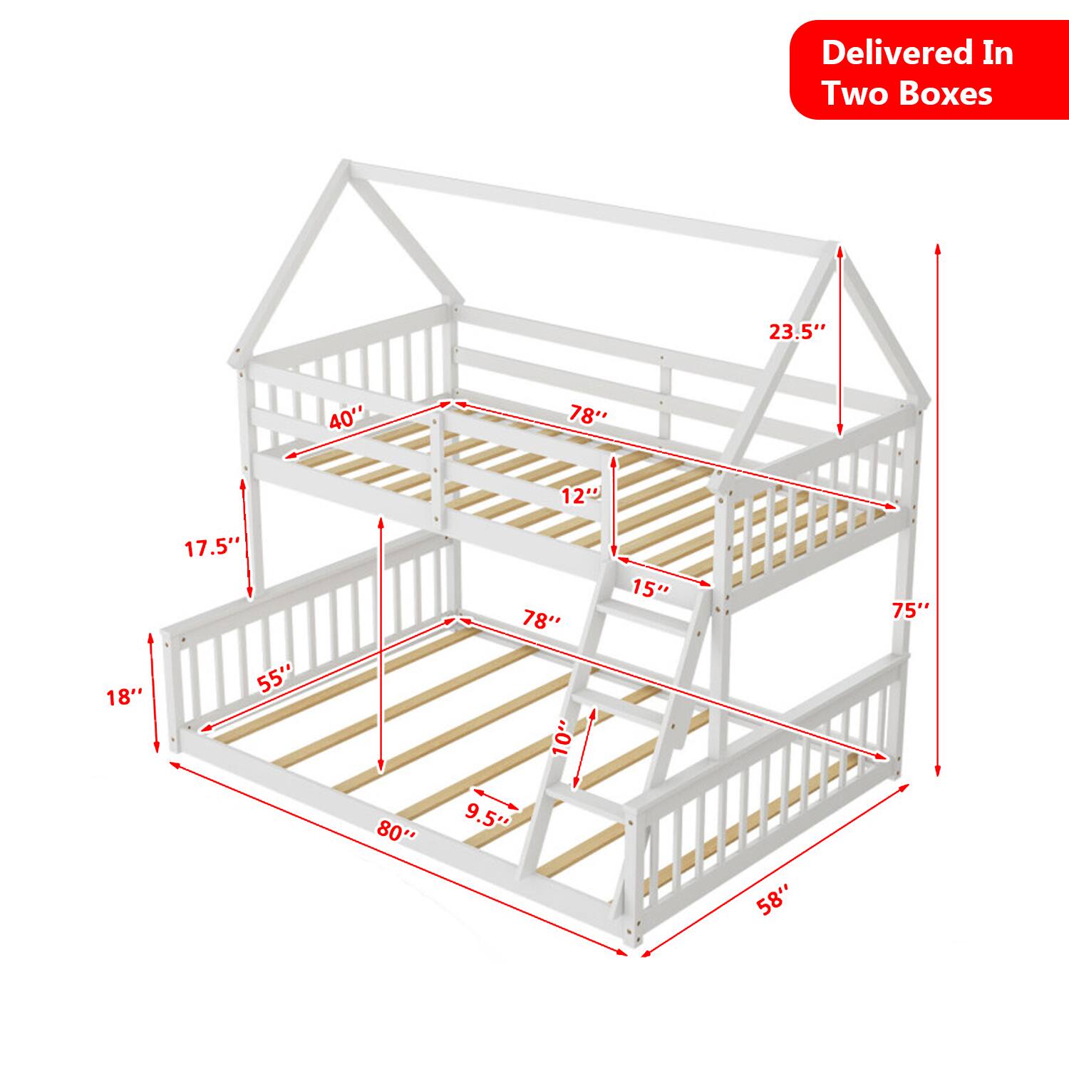Delivered In Two Boxes

23.5"  
40"  
78"  
12"  
18"  
17.5"  
55"  
78"  
10"  
15"  
75"  
80"  
9.5"  
58"