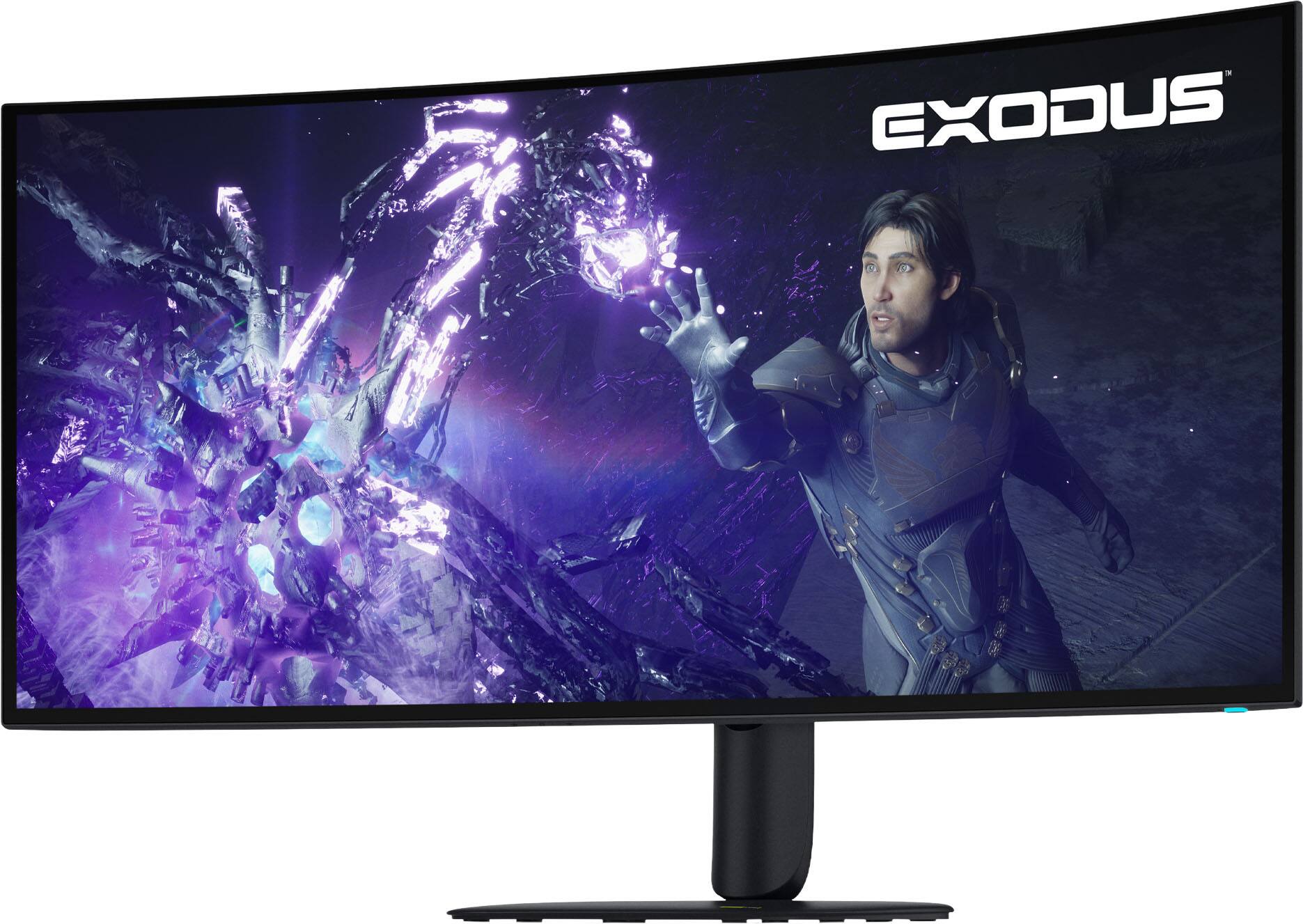 Alt View 11. Alienware - 39" 5K OLED 330Hz 0.03ms FreeSync Premium Pro and G-SYNC Compatible Curved Gaming Monitor with HDR (HDMI, DisplayPort) - Black.