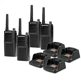 Motorola Solutions - 4 x Motorola RMU2040 On-Site 2-Way Radio (RMU2040) - 4 Pack Bundle Bundle - Black