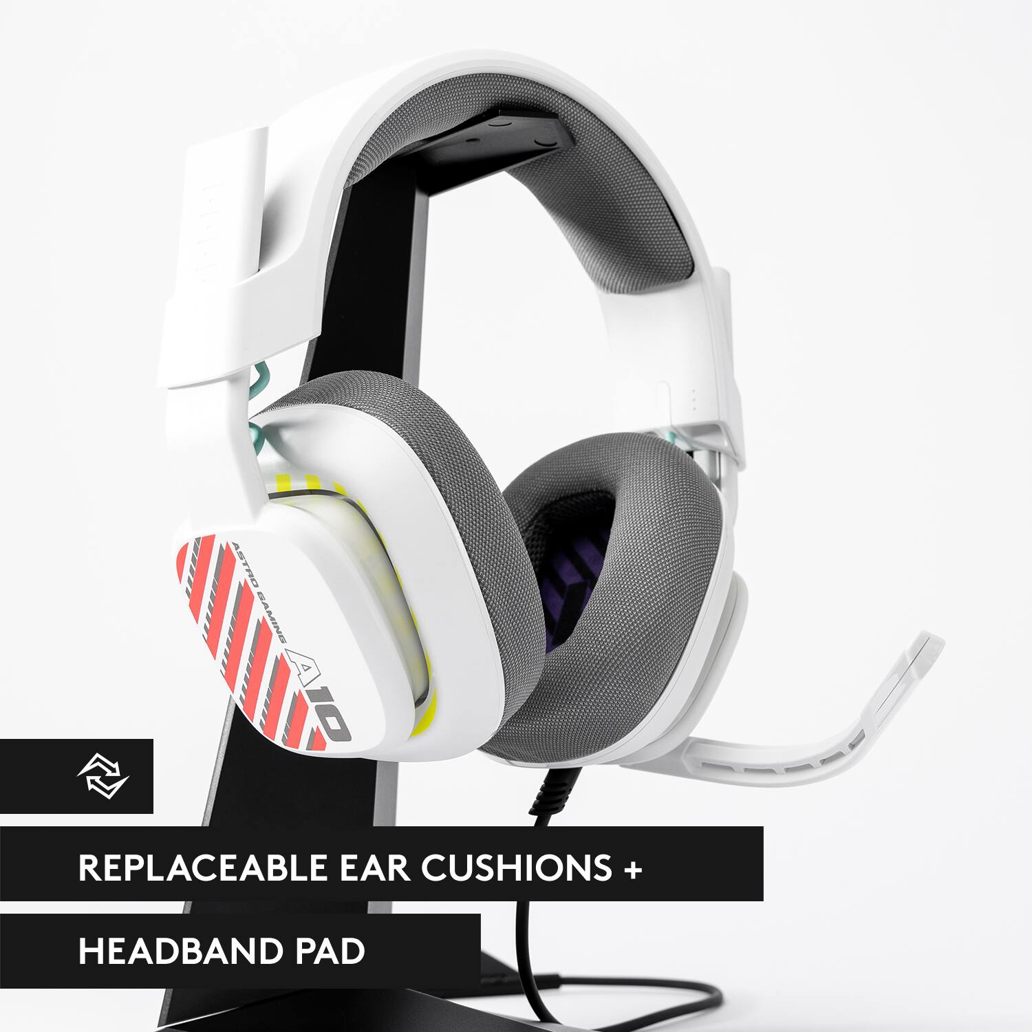 REPLACEABLE EAR CUSHIONS + HEADBAND PAD