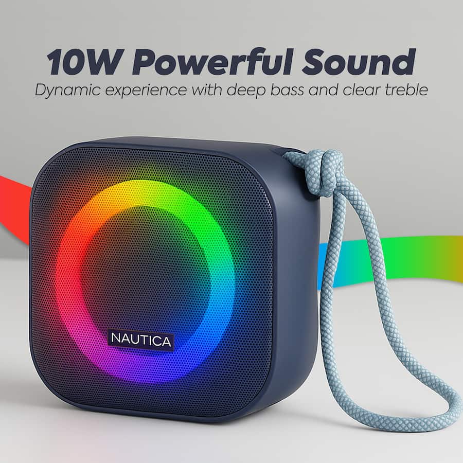 Sp400 Nautica SP400 True Wireless Outdoor Speaker, IPX5 Waterproof Bluetooth ...
