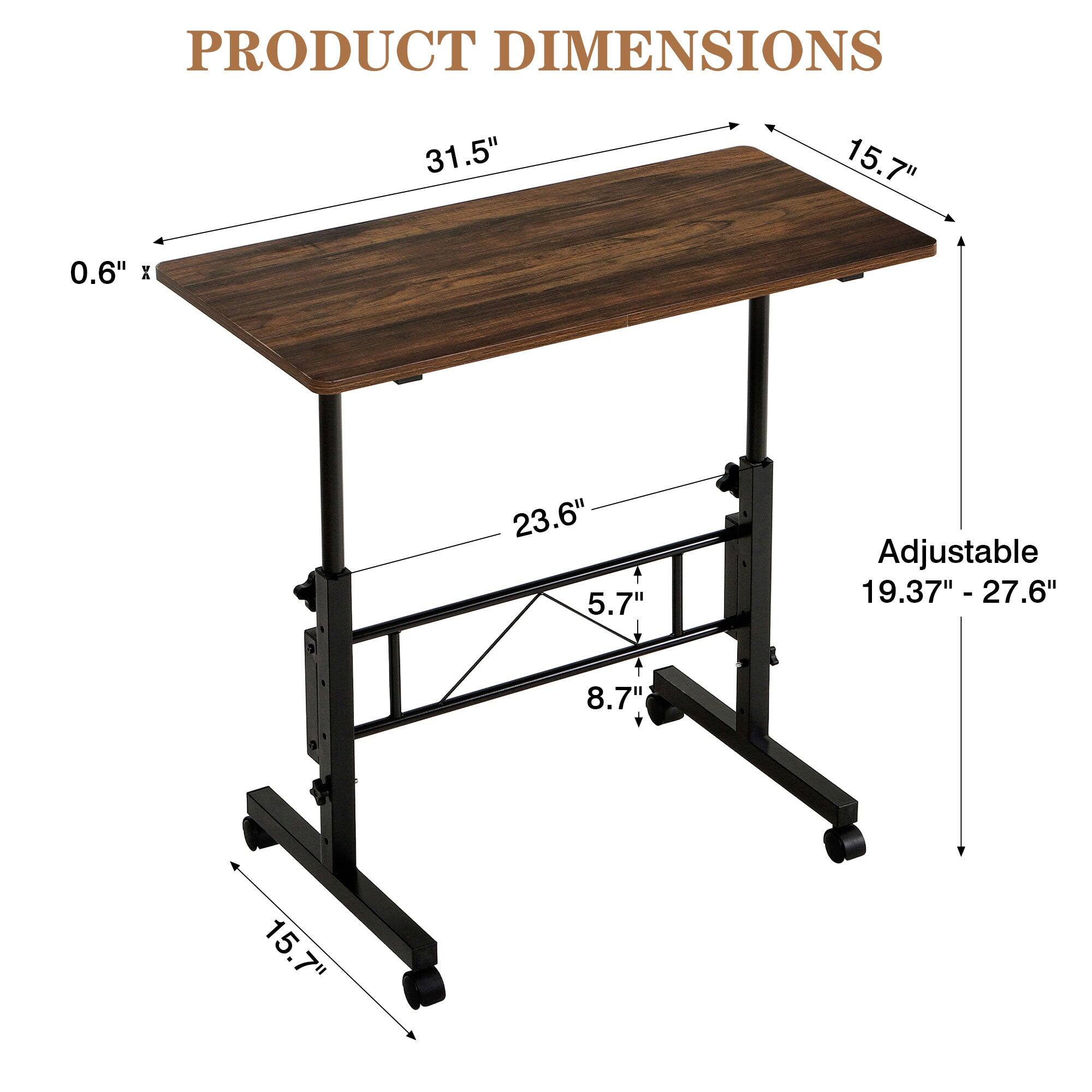 PRODUCT DIMENSIONS

- Length: 31.5"
- Width: 15.7"
- Thickness: 0.6"
- Shelf Width: 23.6"
- Shelf Height: 5.7"
- Adjustable Height: 19.37" - 27.6"
- Overall Height: 15.7"