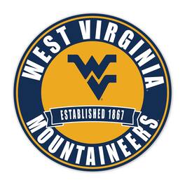 Fan Creations - West Virginia Mountaineers 24" Circle with Banner - Multicolor
